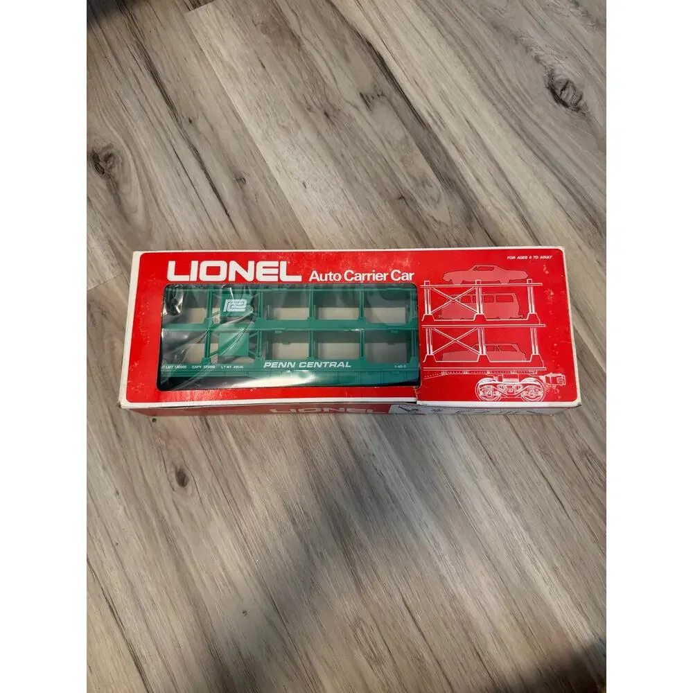 Lionel 6-9139 O Gauge Penn Cental 3-Tier Auto Carrier Car LN/Box